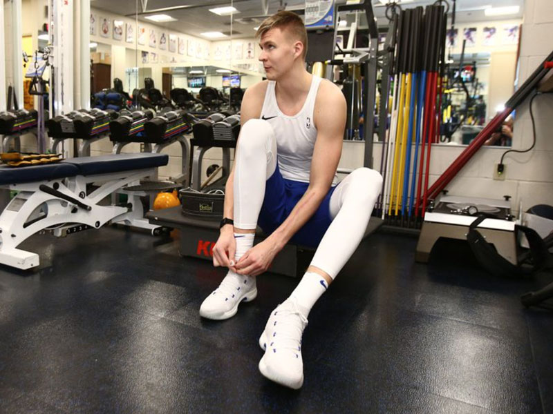 Meet the muscle-bound doctor Kristaps Porzingis is counting on to keep him on the court